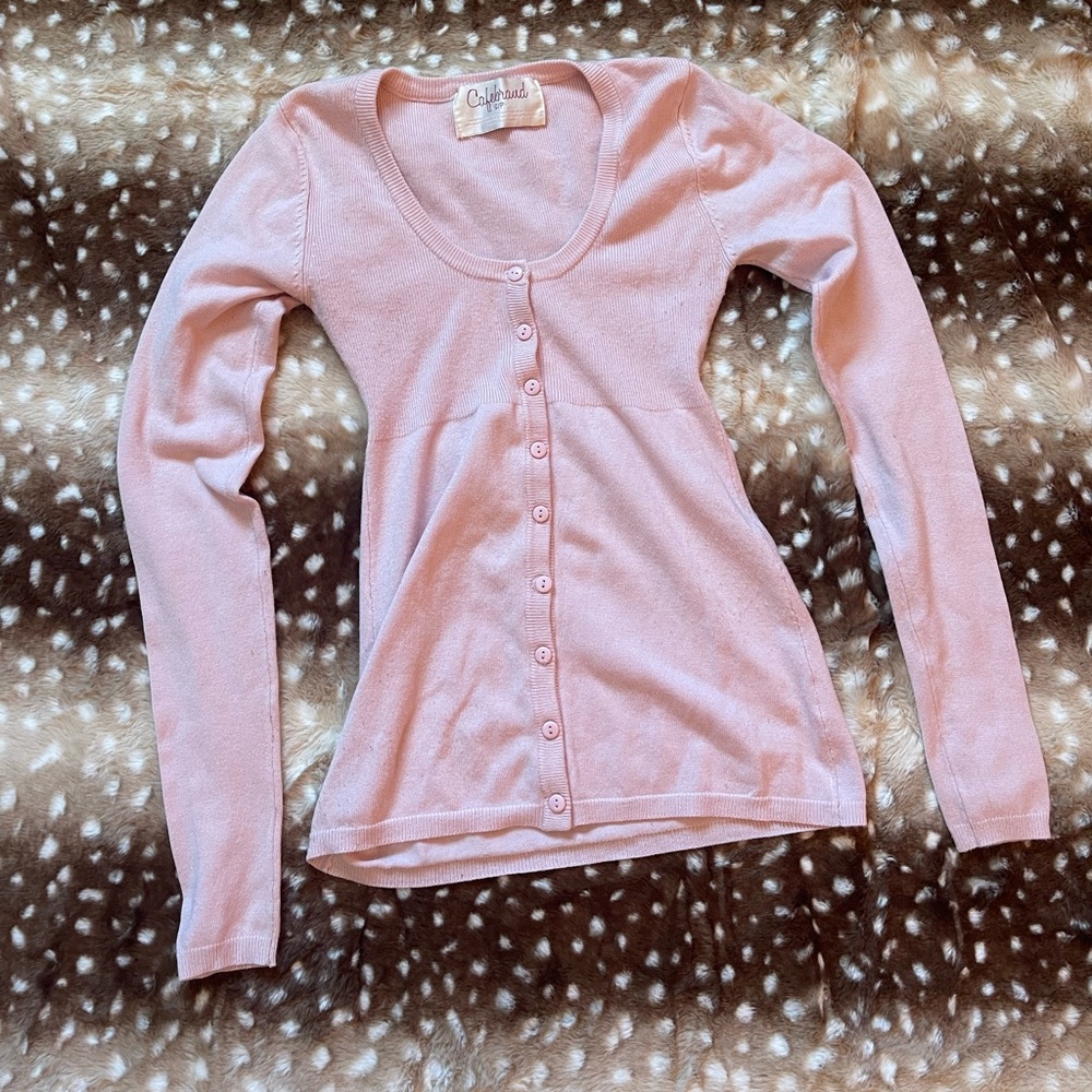 Cafebrand babydoll cardigan top